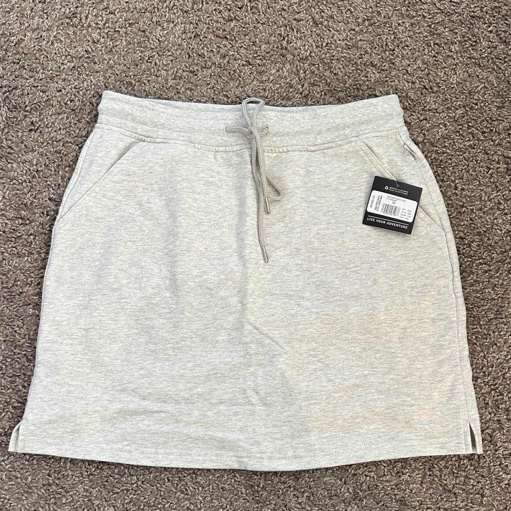 Eddie Bauer Light Gray Mini Skirt